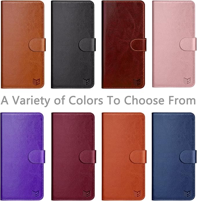 SUANPOT 【RFID Blocking for Motorola Moto G Stylus 5G (Non 2022) with Wallet case Credit Card Holder,PU Leather Flip Folio Book Phone case Cover Women Men for MotoG Stylus 5G case(Orange)