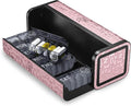 Aesthetic Pill Organizer 7 Day AM PM, Discreet 2 Times a Day Weekly Pill Box with Double Protection Shell, Large Capacity Portable Vitamin Case for Travel Meds & Medicine Organizer (Pink)