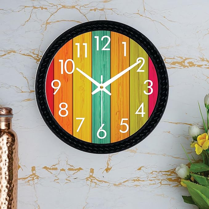 OPIC Wall Clocks for Home, Office, Living Room 10 inch - 009