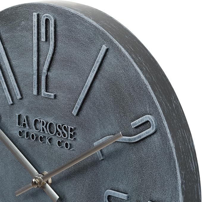 La Crosse Clock 404-3028B 11-inch Cormac Analog Quartz Wall Clock