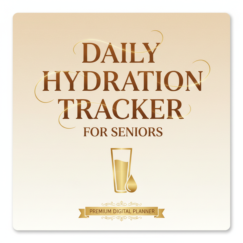 Daily Hydration Tracker for Seniors