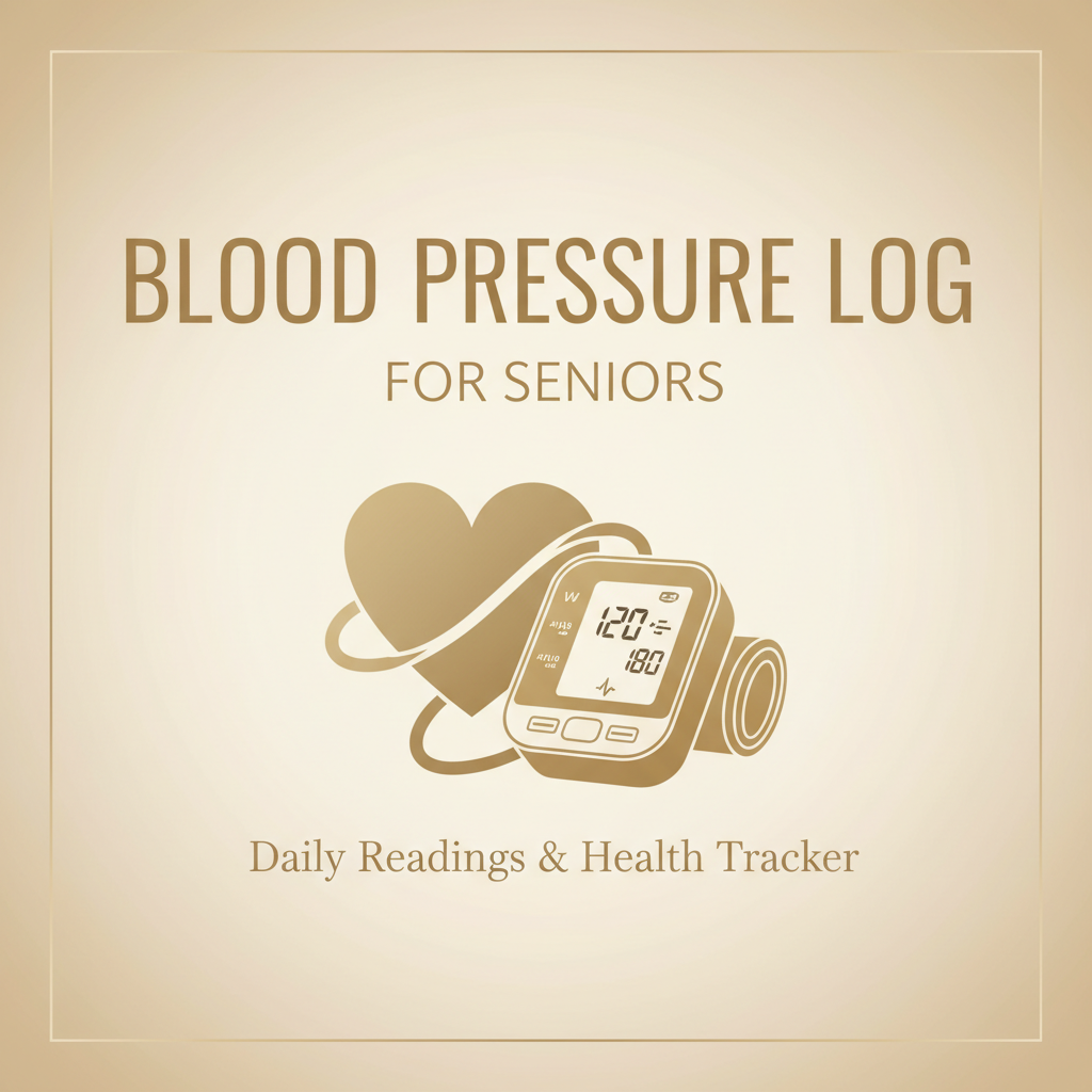Blood Pressure Log for Seniors
