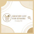Grocery List for Seniors