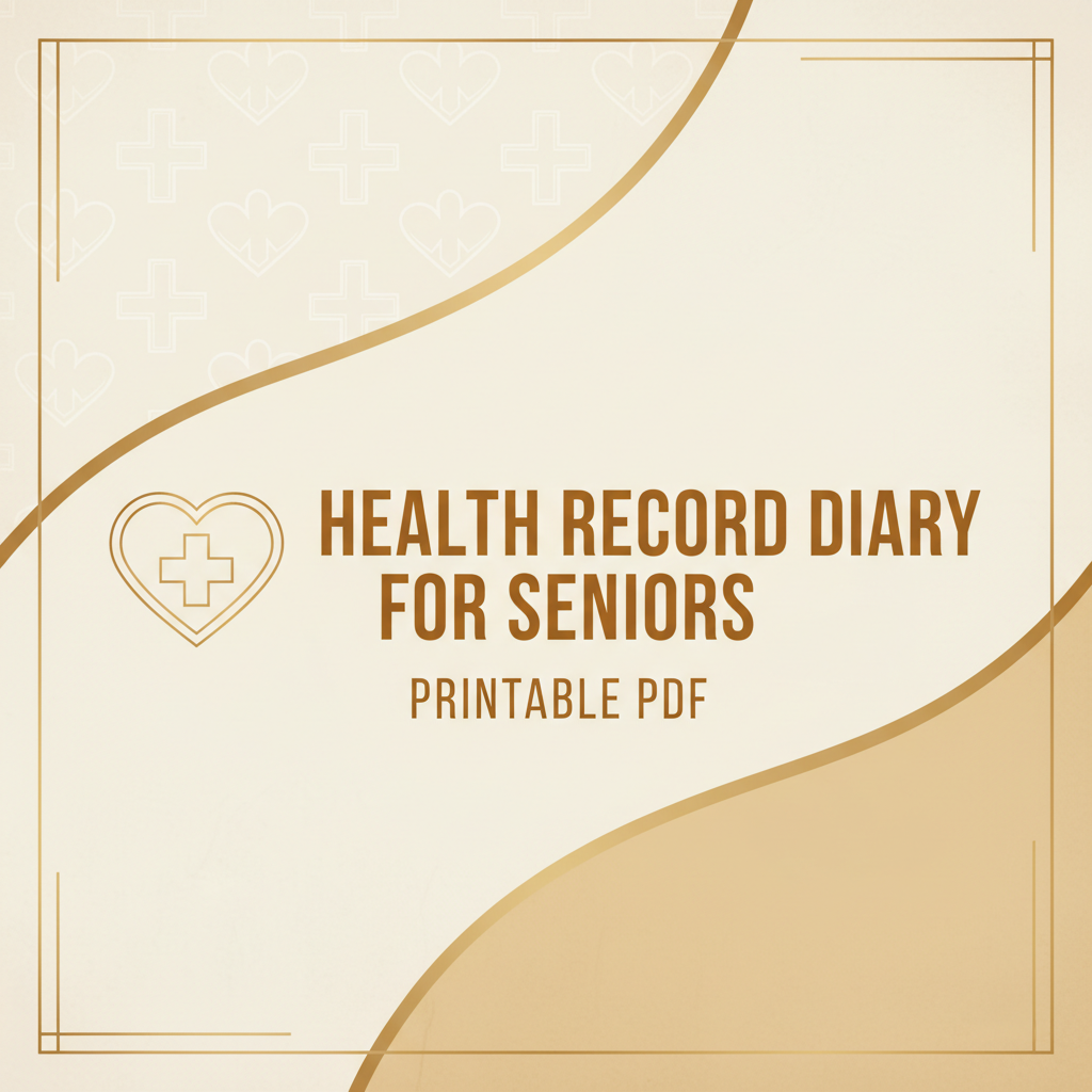 Health Record Diary for Seniors